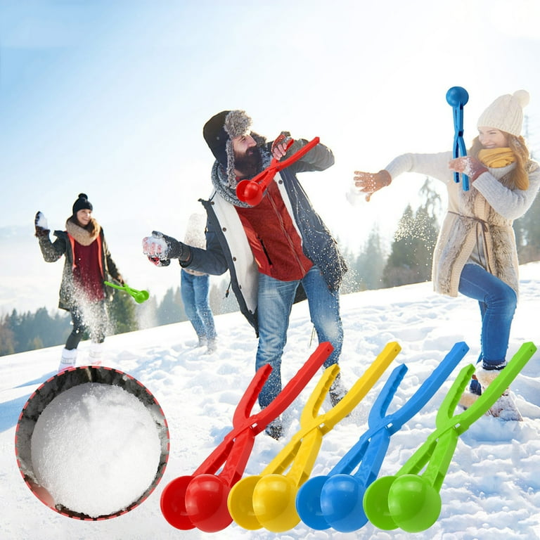 Heart-Shaped Snowball Maker for Kids Adults Durable Plastic