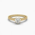 thumbnail image 1 of Heart Shaped Solitaire Moissanite 18k Love Forever Ring, 1 of 6