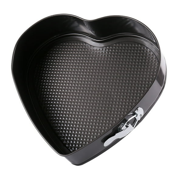 Heart Shaped Springform Pan Food Grade BPA Free Heat-Resistant Reusable Microwave Safe Non-Stick Cheesecake Pan