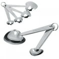thumbnail image 1 of Heart Shaped Stainless Steel Measuring Spoons Scoop Baking Tool Kitchen Cooking Utensils, 1 of 8
