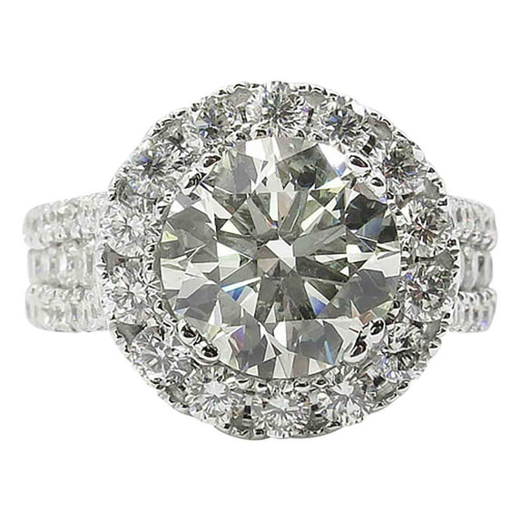 Heart-Shaped Statement Ring for Women - Elegant Design Fashion Jewelry - Valentine's Day, Anniversary, Birthday Gift - Hypoallergenic Metal Electroplated Ring - Size 7