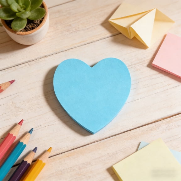 Heart Shaped Sticky Notes for Memorable Messages and Practical Reminders