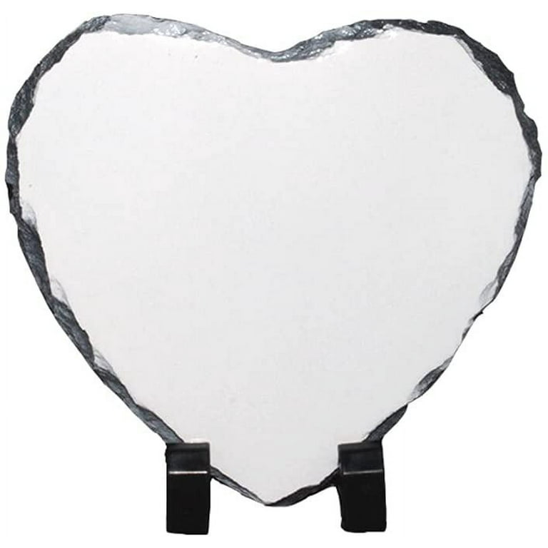 Heart Blank Sublimation Acrylic Shape - 1 Inch - Set of 5 – Craft