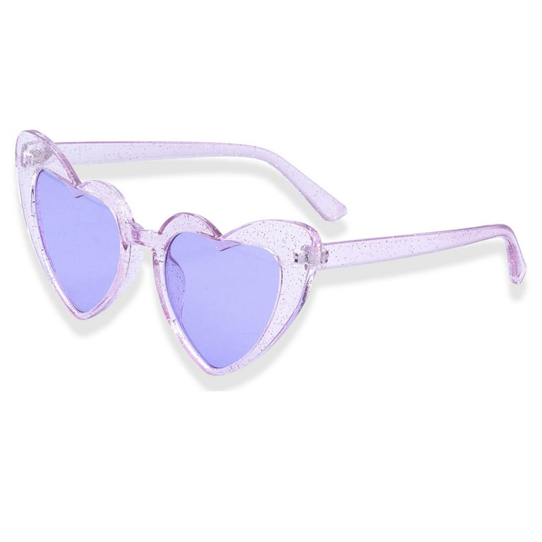 Heart Shaped Sunglasses for Women, Party, Bride, Babe, Squad