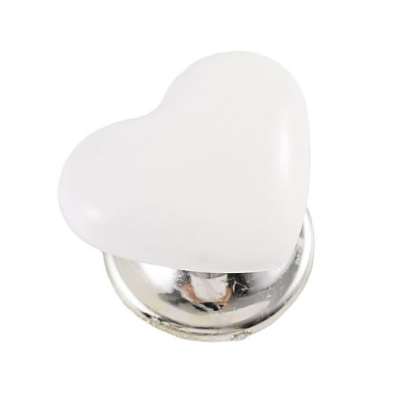 Heart-Shaped Toilet Flush Button - Colorful Plastic Bathroom Accessory for Stylish Decor