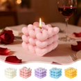 thumbnail image 1 of Heart-Shaped Valentine's Day Candle - Aromatherapy Ambiance Candle, Soft Warm Glow Romantic Ornament, Long-Lasting Durable Soy Wax Candle for Home, Tabletops, Valentine's Day & Christmas, Yellow, 1 of 6