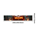 thumbnail image 1 of Heart Shaped Welcome Banner with Steampunk Elements Party Backdrop Background Decorations for Gatherings Openings Celebrations Events, 1 of 8