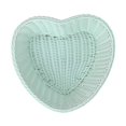 thumbnail image 1 of Heart Shaped Wicker Storage Basket, Woven Heart Shaped Basket, Decorative Tray for Snacks Fruit Desktop Organizer for Home Valentines Day, 1 Pcs, 9.45x9.06x2.36", 1 of 7