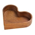 thumbnail image 1 of Heart Shaped Wood Serving Platters Heart Shaped Jewelry Tray Snack Storage Tray Food Tray Trinket Dish Heart Shaped Charcuterie Board, 1 of 8