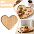 thumbnail image 1 of Heart Shaped Wooden Charcuterie Board Wood Serving Tray For Food Snacks Appetizers Cheese And Fruit Decorative Serving Plate For Parties And Holiday Decor, 1 of 6