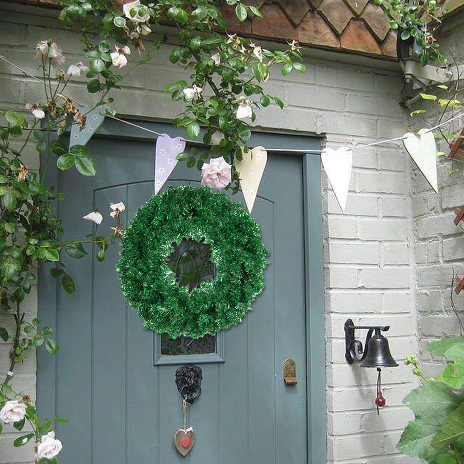 Heart Shaped Wreaths Valentine Signs for Lighted Hats Fall Front Porch