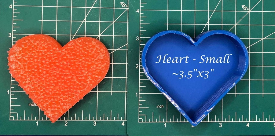 Heart Silicone Freshie Mold - 3"