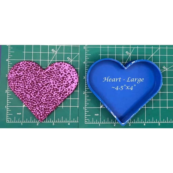 Heart Silicone Freshie Mold - 4"