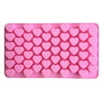 thumbnail image 1 of Heart Silicone Mold 55-Cavity Heart Silicone Mold - Mini Chocolate Candy Tray for Baking Treats, 7x4 Inch Chocolate Candy Tray, 1 of 4