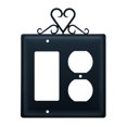 thumbnail image 1 of Heart Single GFI CUSTOM Product & Outlet CUSTOM Product, 1 of 2