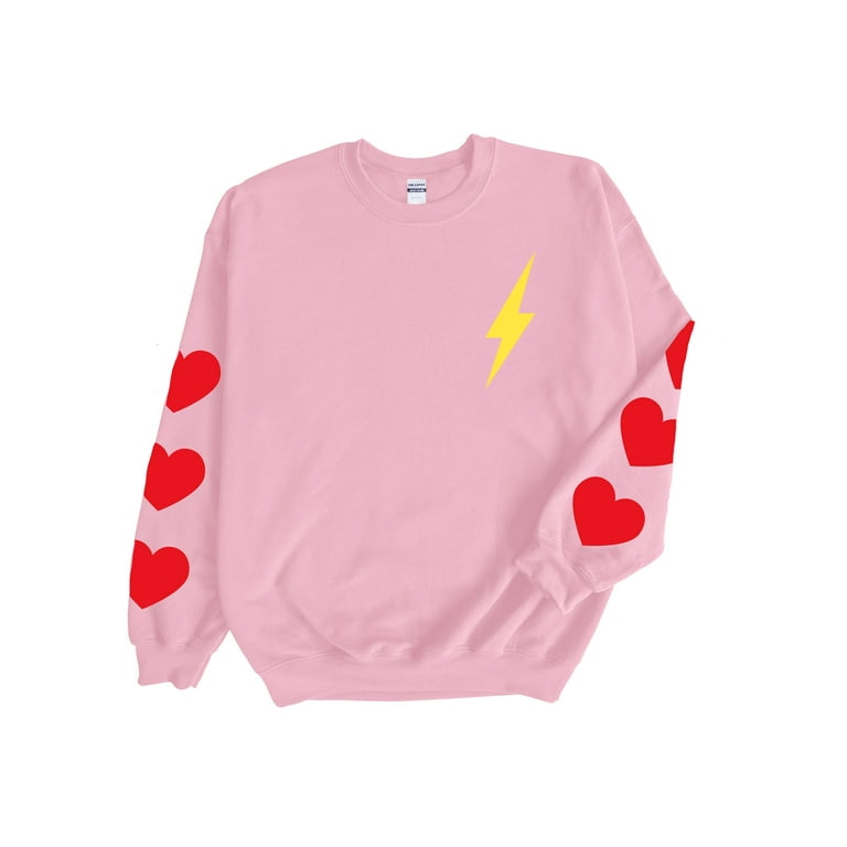 Heart Of Lightning Bolt Great Valentines Day T-Shirt Heart Of Lightning Bolt Great Valentines Day T-Shirt