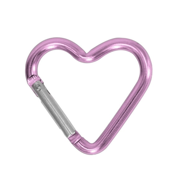 Heart Snap hook Carabiner Hook Clip Key Holder Aluminum Alloys Keychain Clip