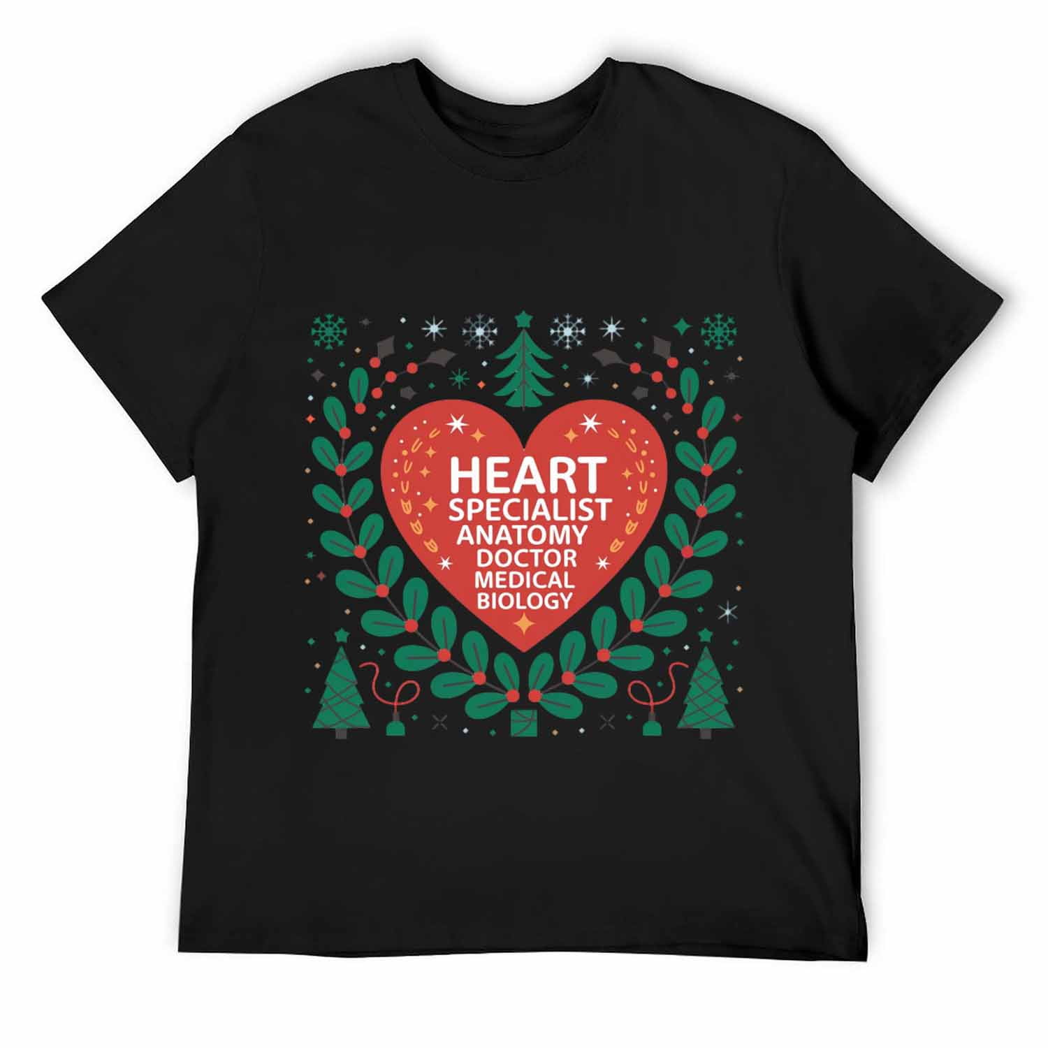 Sunwind Heart Specialist Anatomy Doctor Medical Biology T-Shirt - Unisex, 100% Cotton, Printed In USA - View #9