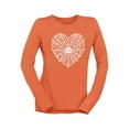 thumbnail image 1 of Heart Spider Web Halloween Graphic - Women's Long Sleeve, 1 of 4