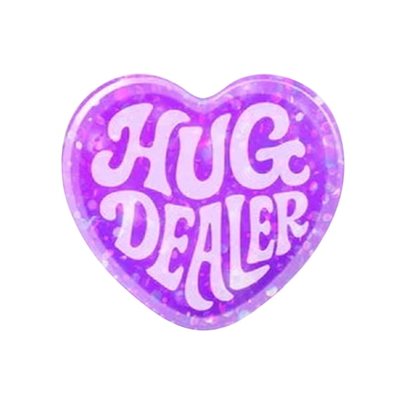 Heart Squeeze Sensory Toys, 2.36 in Valentine'S Day Gifts Slow Rising Malt Stress Toys, Heart Shape Hand Fidget Toys for Daily Use Purple