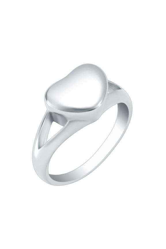 Heart Stainless Steel Women Ring Keepsake Cremation Jewelry for Ashes Holder Memorial Urn Ring
