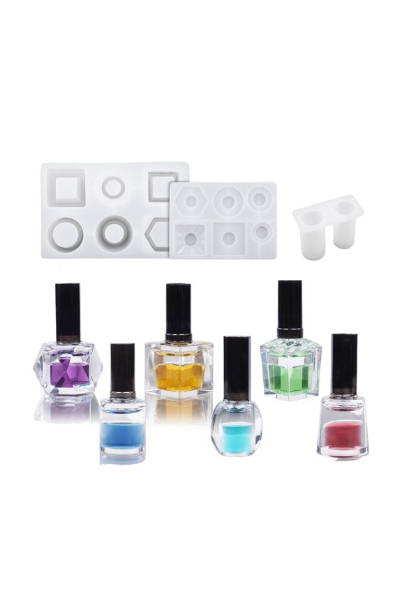 Heart Star Square Silicone Mould for Jewelry Making and Keychain Accessories