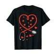 thumbnail image 1 of Heart Stethoscope Cute Nurse Valentines Day RN ICU ER Men T-Shirt, 1 of 5