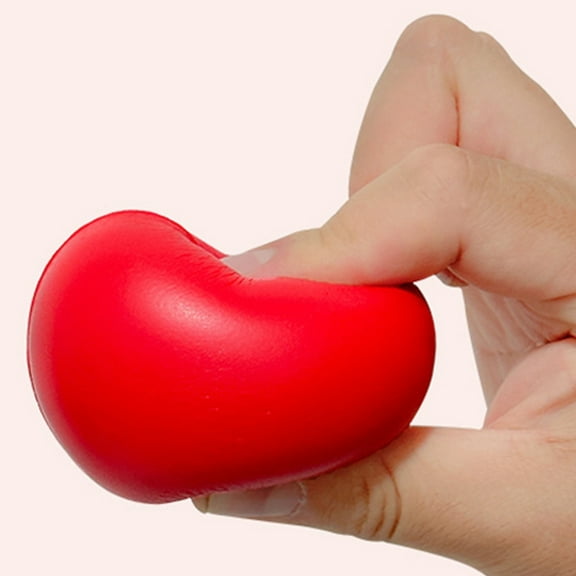 Heart Stress Balls, Exercise Stress Balls for Hands, Finger Strengthener Ball, Hand Exerciser Balls,Exercise Balls Physical Therapy, Finger Forearm Strengthener
