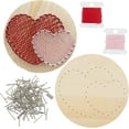 thumbnail image 1 of Heart String Art Kit Craft Cupcake All Necessary Accessories and Frame DIY, 1 of 9