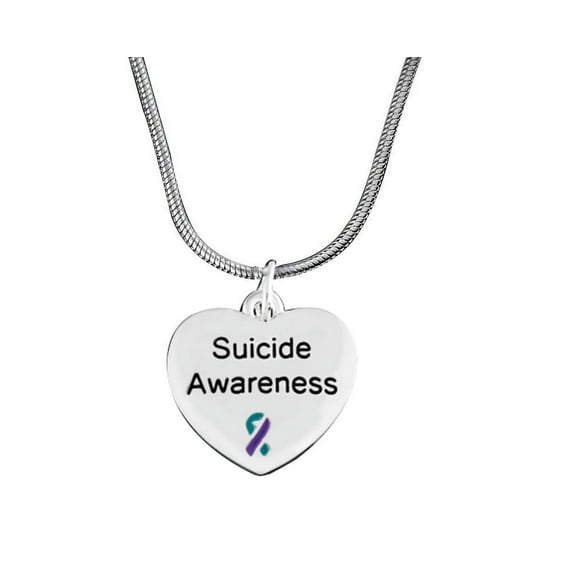 Heart Suicide Awareness Necklaces