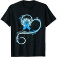 thumbnail image 1 of Heart Sunflower Blue T-Shirt, 1 of 2