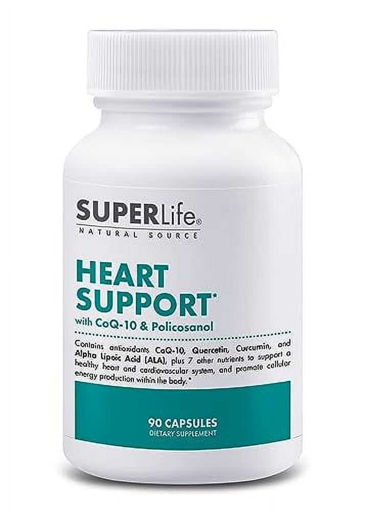 Heart Support - with CoQ-10, Quercetin, L-Carnitine Fumarate, L ...