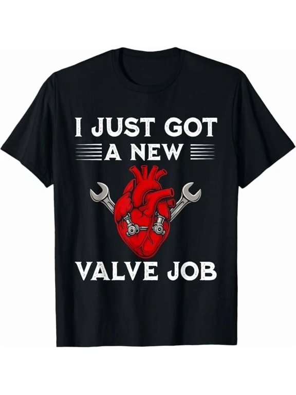 Heart Surgery Men Funny Valve Job T-Shirt