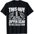 thumbnail image 1 of Heart Surgery Recovery Gift For Triple Bypass Survivors. T-Shirt, 1 of 4