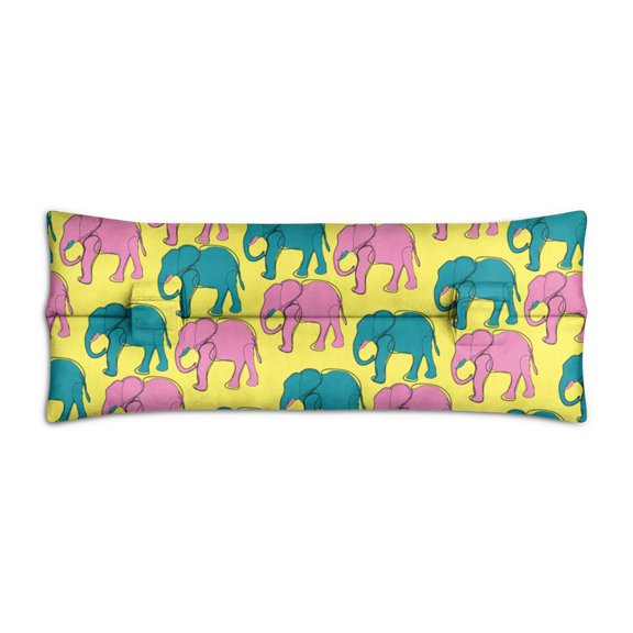 Heart Surgery Recovery Pillow - Elephant and Heart Romantic Print - High-Resilience Filling for Pressure Relief