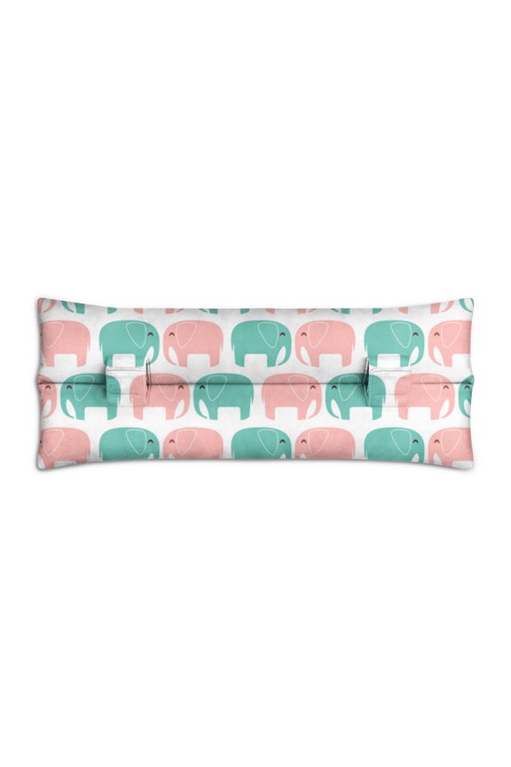 Heart Surgery Recovery Pillow - Elephant and Heart Romantic Print - High-Resilience Filling for Pressure Relief