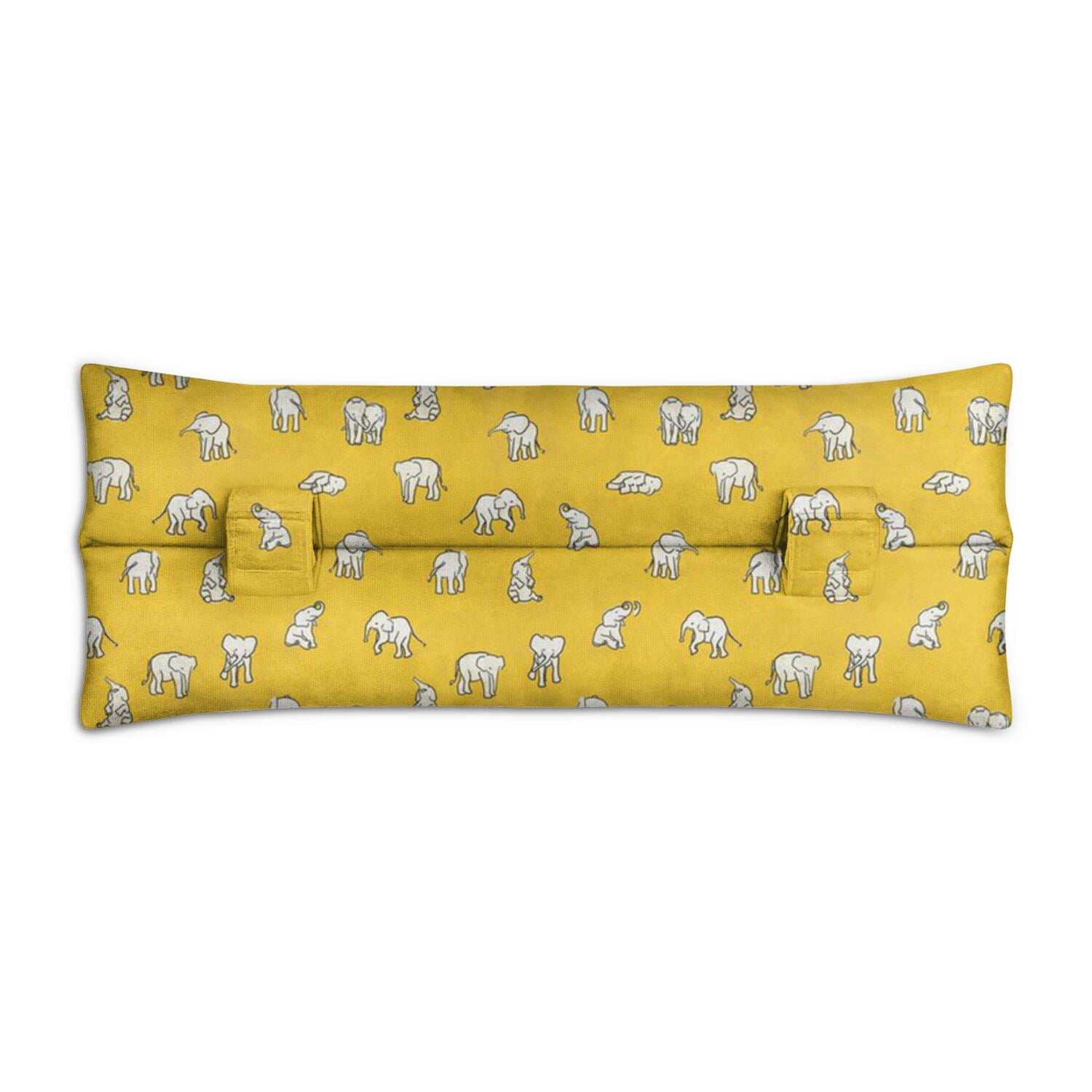 Heart Surgery Recovery Pillow - Ethnic Spiritual Elephant Design - Soft Fabric for Enhanced Driving Comfort