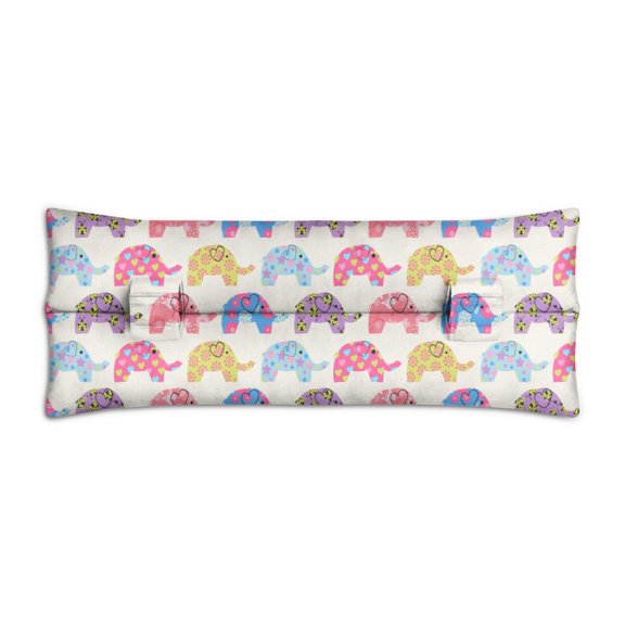Heart Surgery Recovery Pillow - Ethnic Spiritual Elephant Design - Soft Fabric for Enhanced Driving Comfort