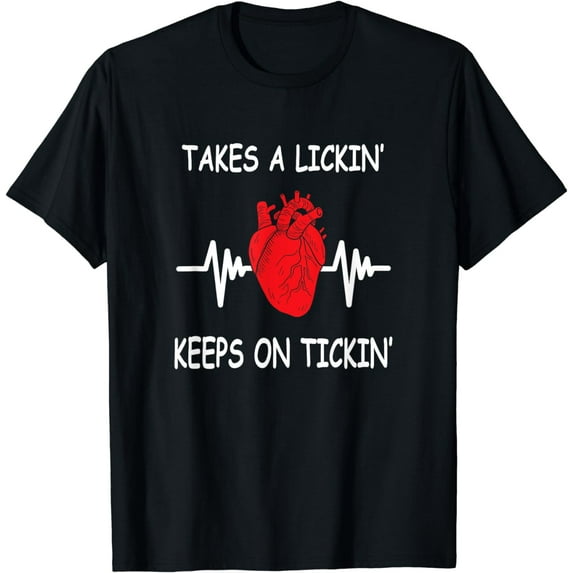 Heart Surgery Survivor After Surgery Recovery Men Bypass T-Shirt