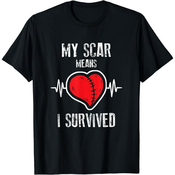 Heart Surgery Survivor After Surgery Recovery Men Bypass T-Shirt