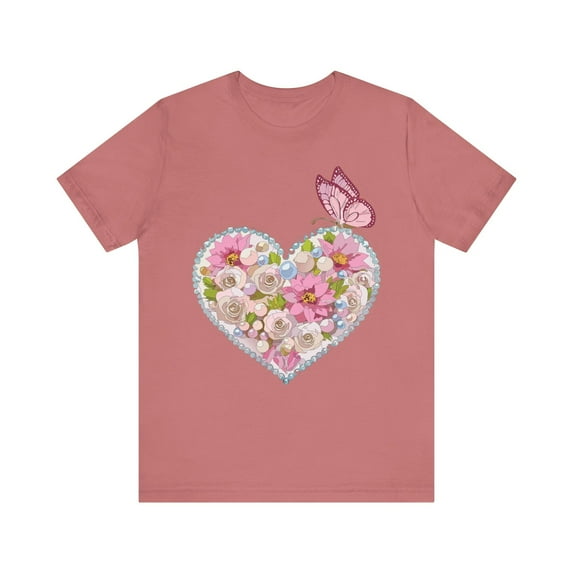 Heart Tee Shirt, Shirt with Heart
