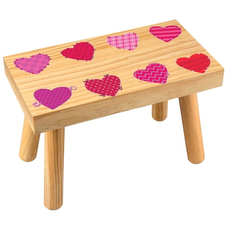 Heart-Themed Step Children's Step Stool