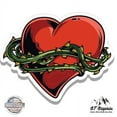 thumbnail image 1 of Heart Thorns Love - 8" Vinyl Sticker - For Car Laptop I-Pad - Waterproof Decal, 1 of 1