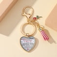 thumbnail image 1 of Heart Time Gem Pendant Keychain Mom Key Ring Pendant Mother's Day Gift, 1 of 7
