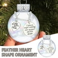 Heart Transparent Colored Spherical Shape Ornament A Piece Of My Heart ...