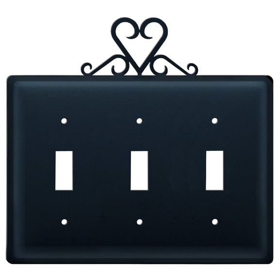 Heart Triple Switch Cover