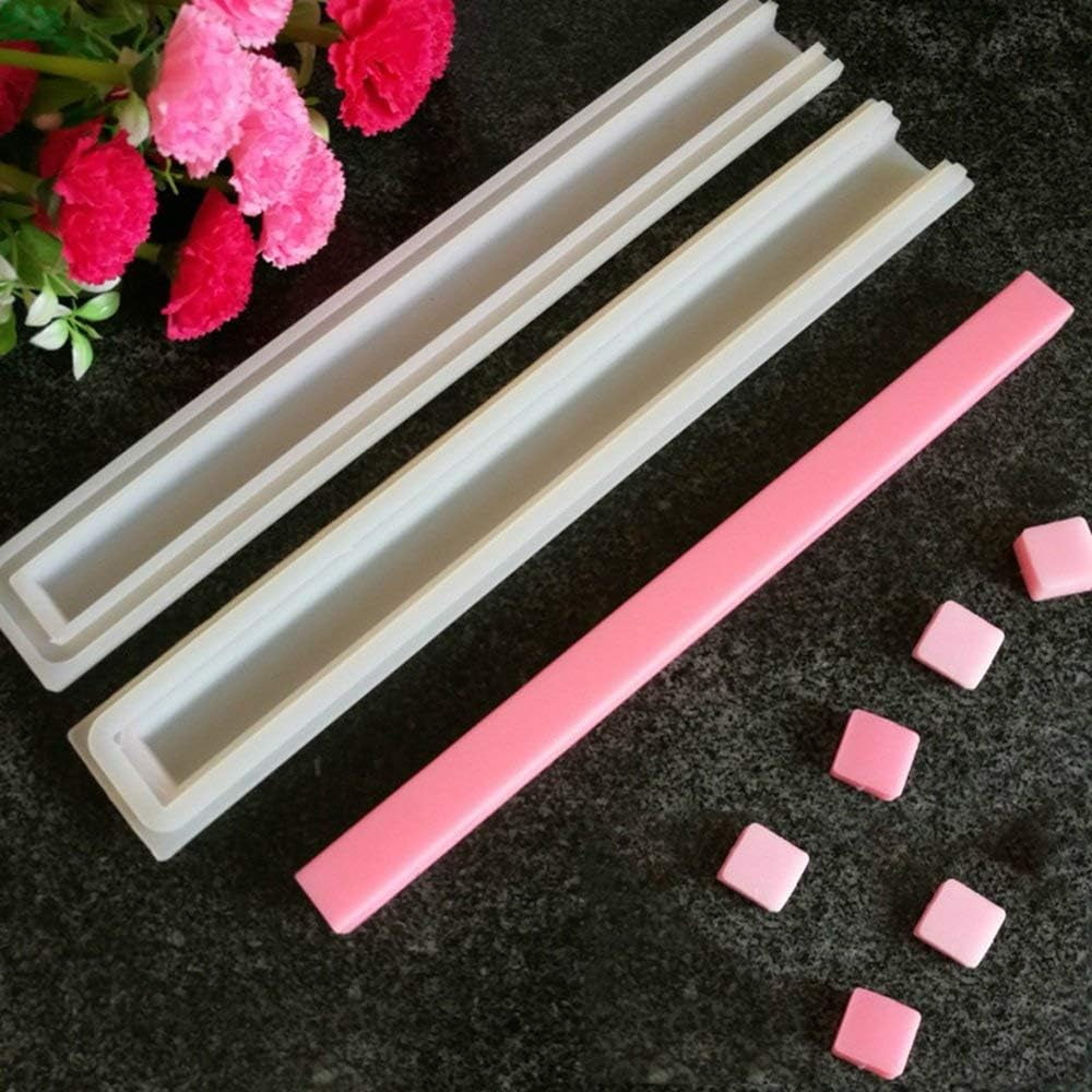 Heart Tube Column Silicone Soap Mold Embed Soap Making Supplies Tool Heart Shape Candle Mold Set Soap Mould
