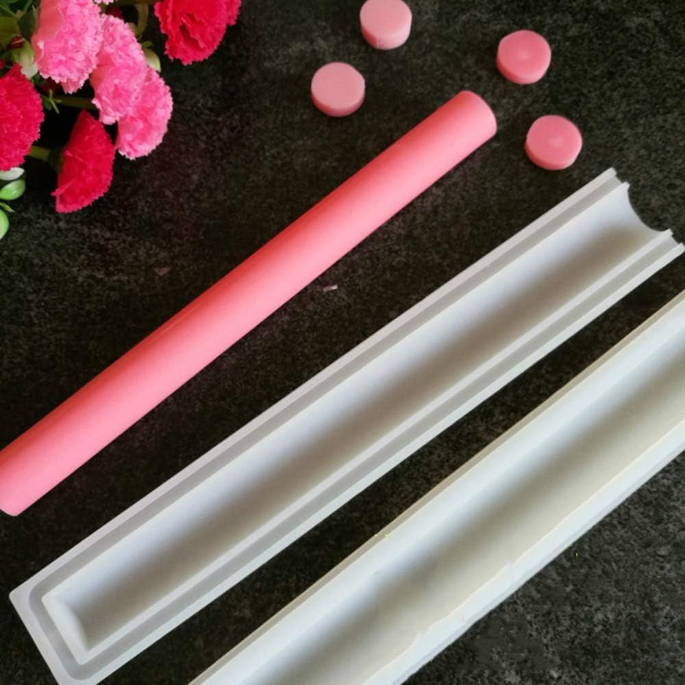 Heart Tube Column Silicone Soap Mold Embed Soap Making Supplies Tool Heart Shape Candle Mold Set Soap Mould