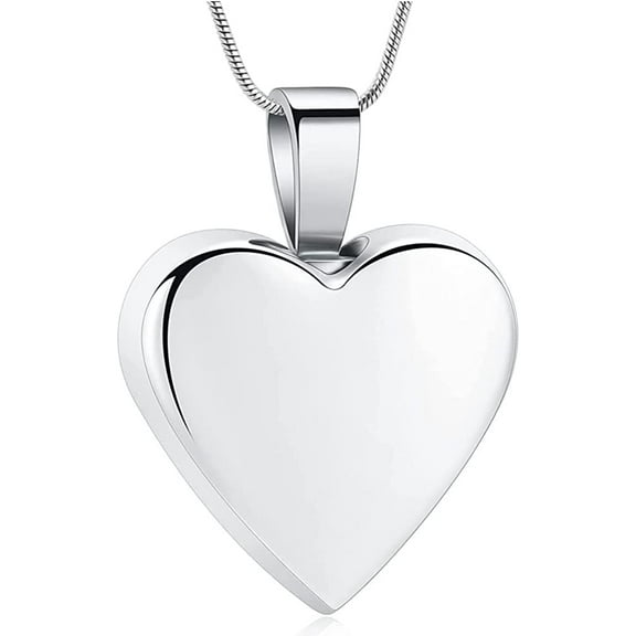 Heart Urn Necklace for Ashes Cremation Jewelry for Loved Ones Always With Me Cremation Necklace for Men / Women Ash Necklace Jewelry Heart Cremation Jewelry