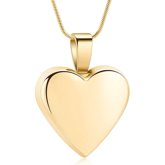 Heart Urn Necklace for Ashes Cremation Jewelry for Loved Ones Always With Me Cremation Necklace for Men / Women Ash Necklace Jewelry Heart Cremation Jewelry